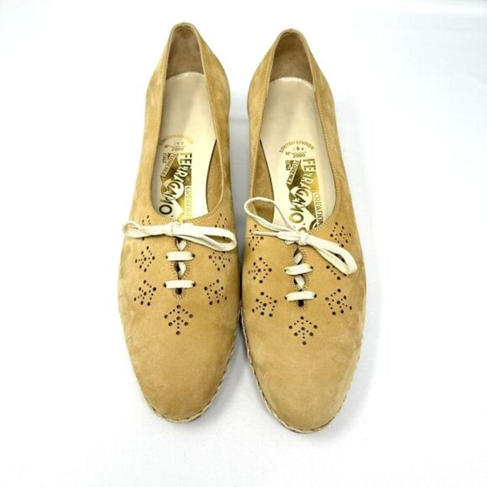 Salvatore Ferragamo Limited‎ Edition 208/2000 Women's Shoes Size 8 (39H)"1982"